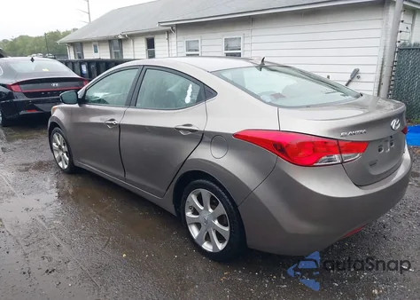 2011 Hyundai Elantra Limited from USA, damaged, VIN 5NPDH4AE1BH040945